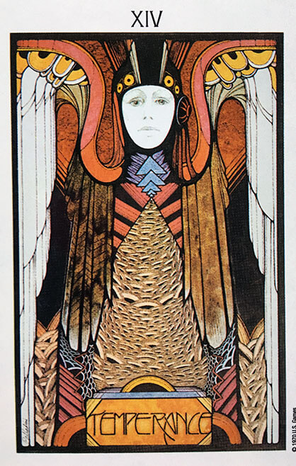 Aquarian Tarot Temperance Palladini David