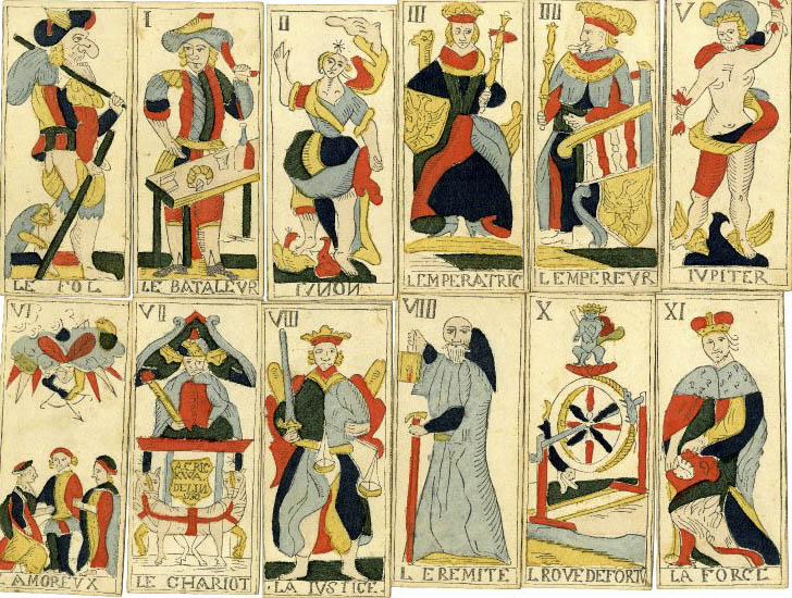 German Tarot Cards - Italian Style - 1750