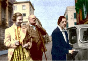 Lady Frieda Harris and Aleister Crowley