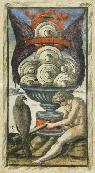 Sola Busca Tarot 7 of Discs